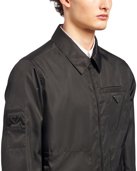 prada re nylon blouson jacket|prada nylon jacket sale.